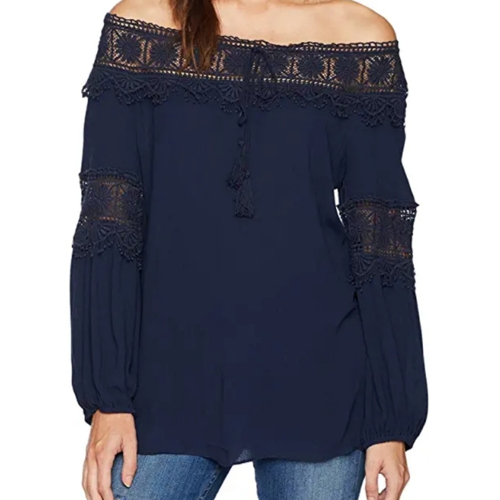 Ella Moon Blouse Bubble Sleeve Top Boho Beauty